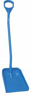 Łopata ergonomiczna z uchwytem D, 380 x 340 x 90 mm, niebieska, 1310 mm, VIKAN 56013